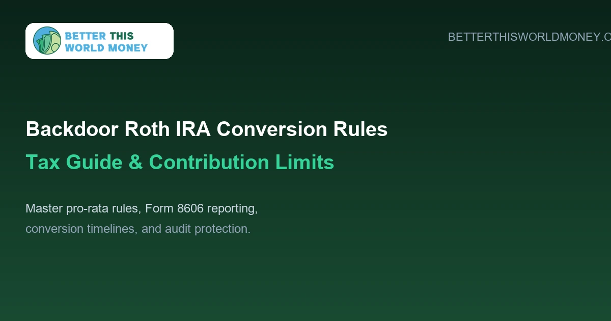 Backdoor Roth IRA Rules and Tax Guide