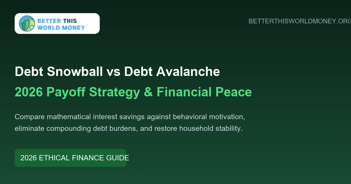 Debt Snowball vs Debt Avalanche 2026 Guide by BetterThisWorld Money