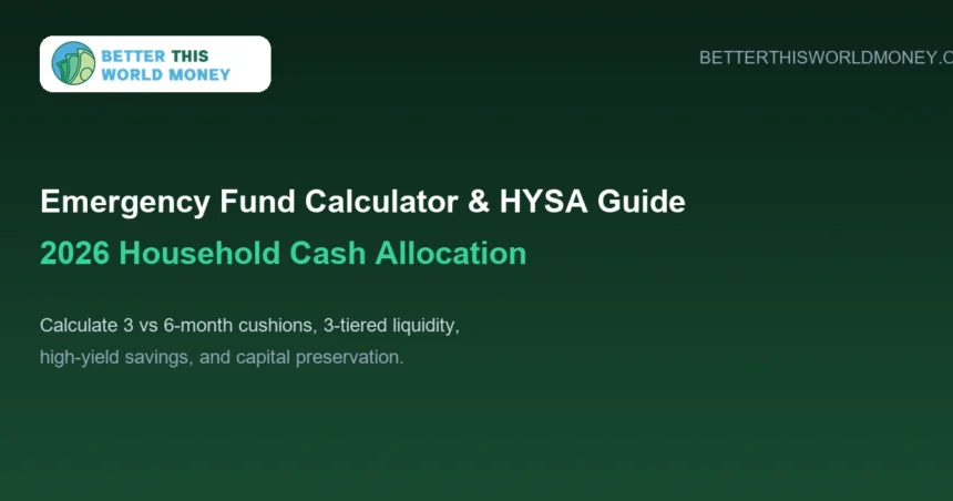 Emergency Fund Calculator and HYSA Guide 2026