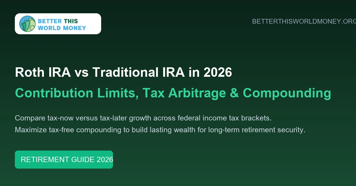Roth IRA vs Traditional IRA 2026 Retirement Guide